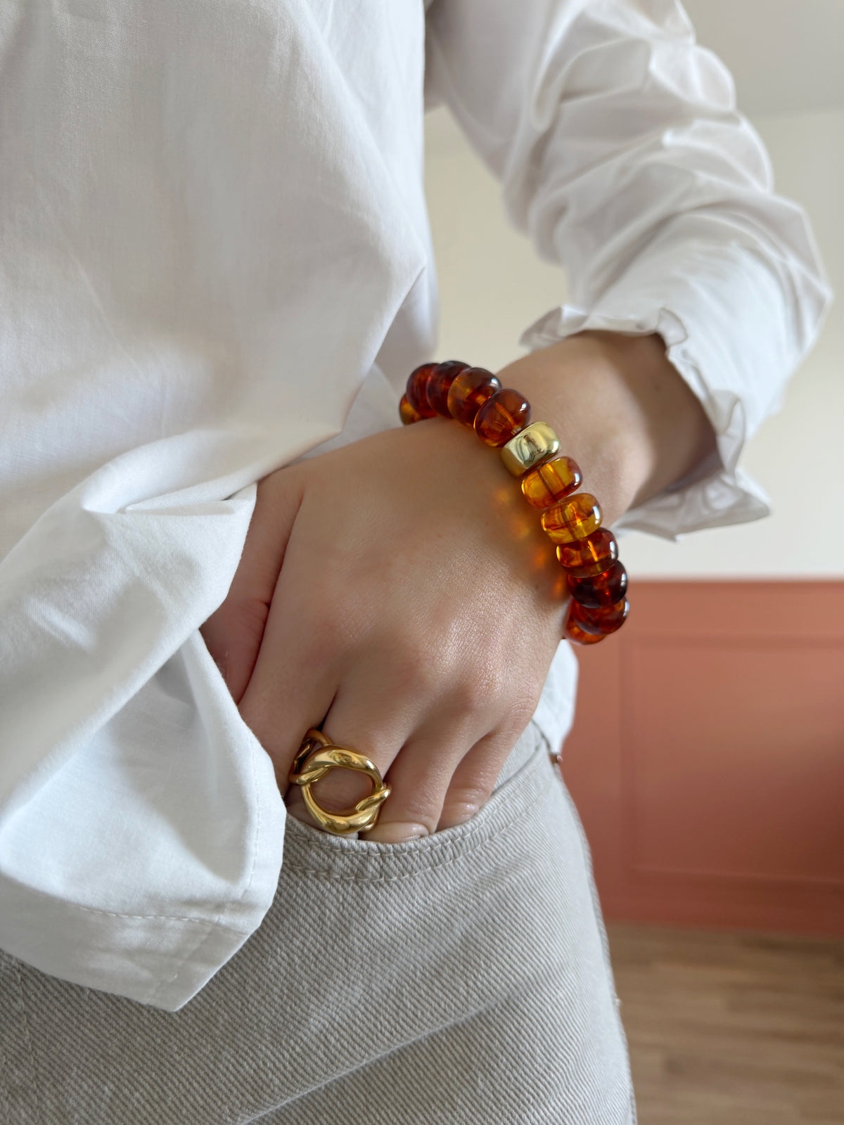 Bracelet GRETA marron