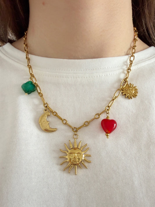Collier breloques CLEO