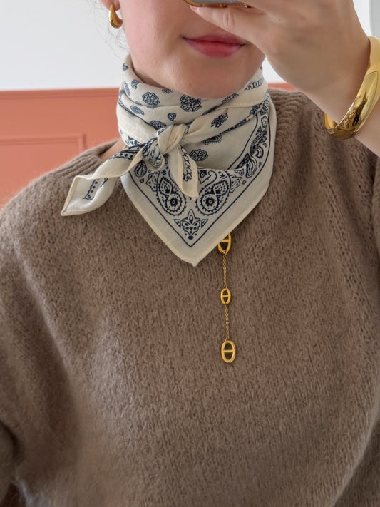 Foulard ANNE bleu