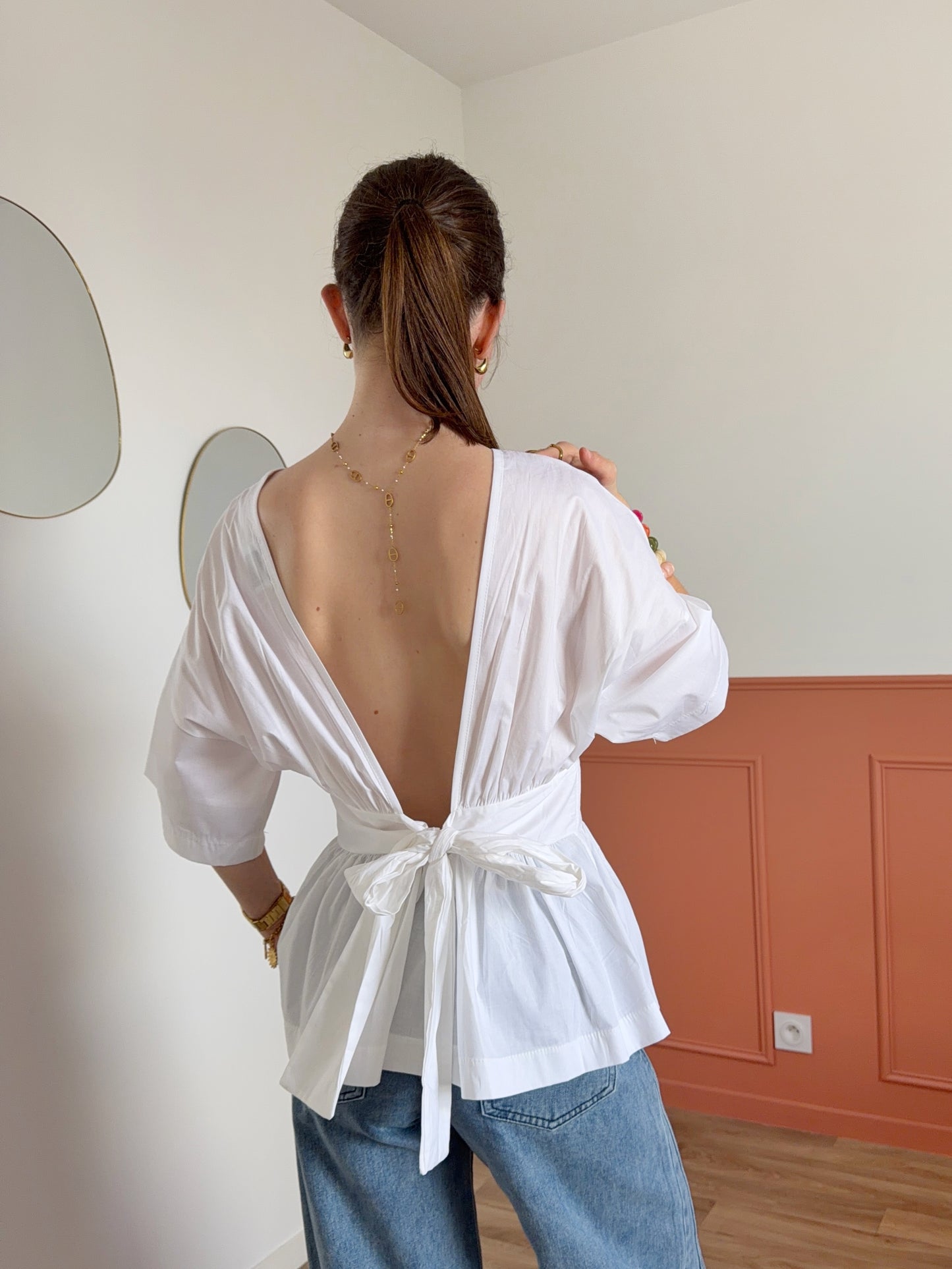 Blouse TANIA blanche