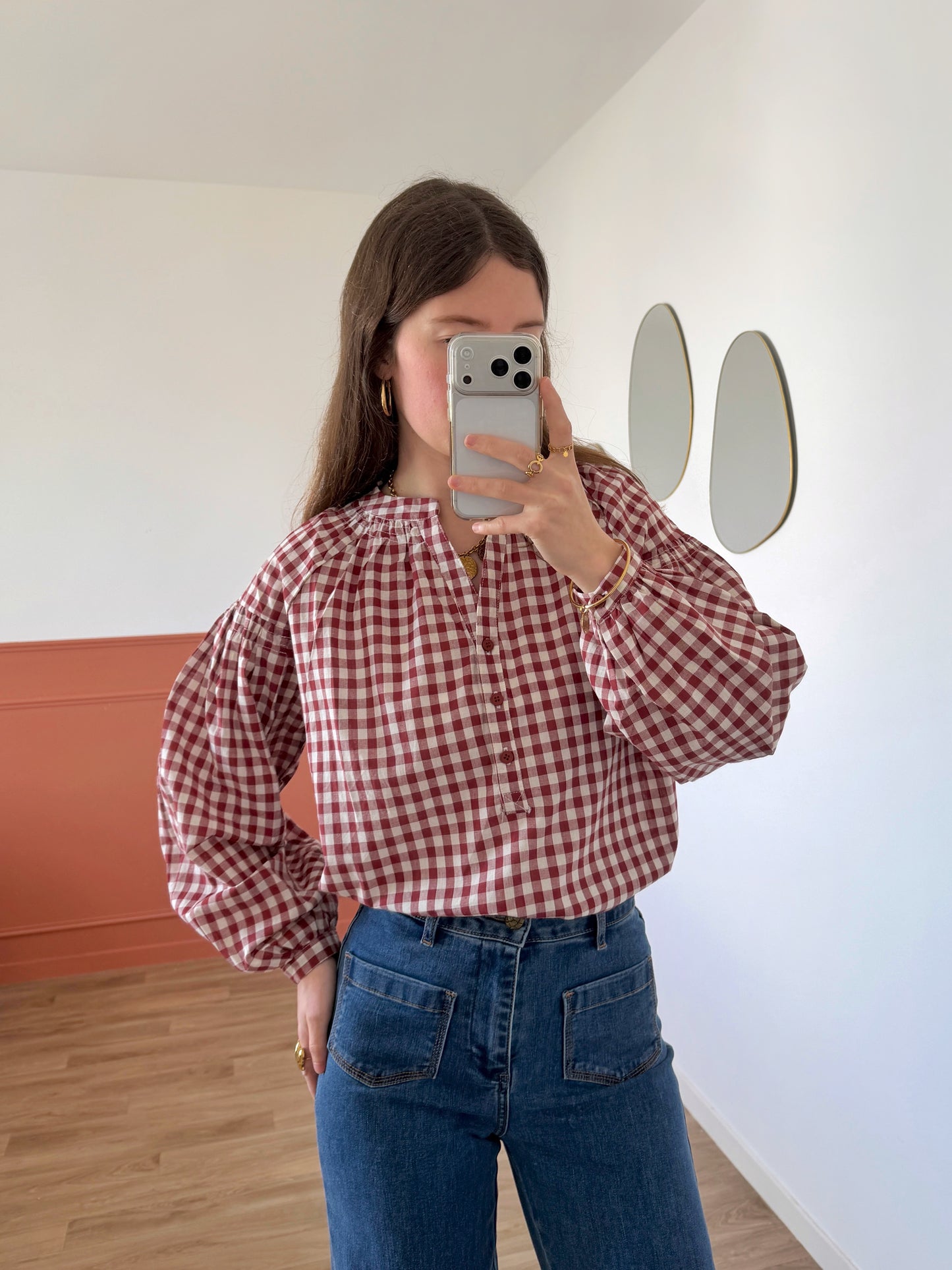 Blouse VANESSA bordeaux