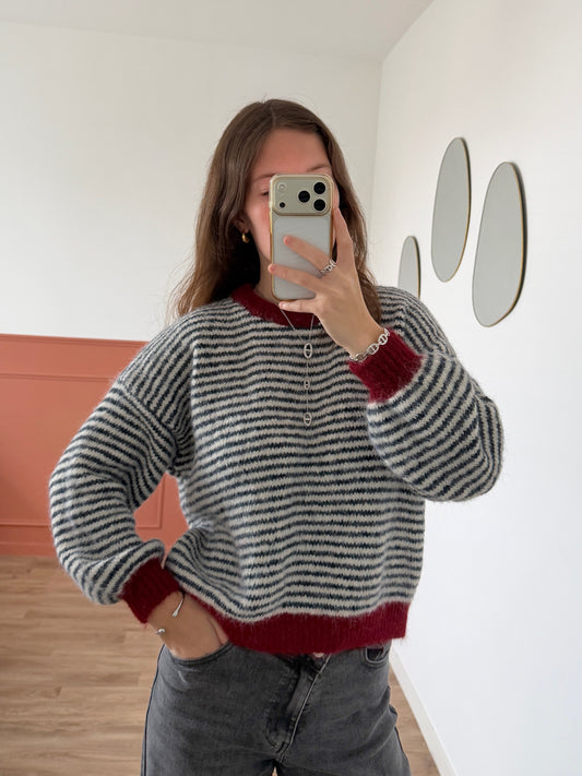 Pull LUCIE bleu marine