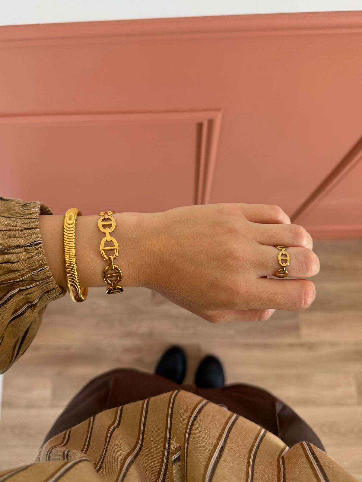 Bague SOLANGE dorée