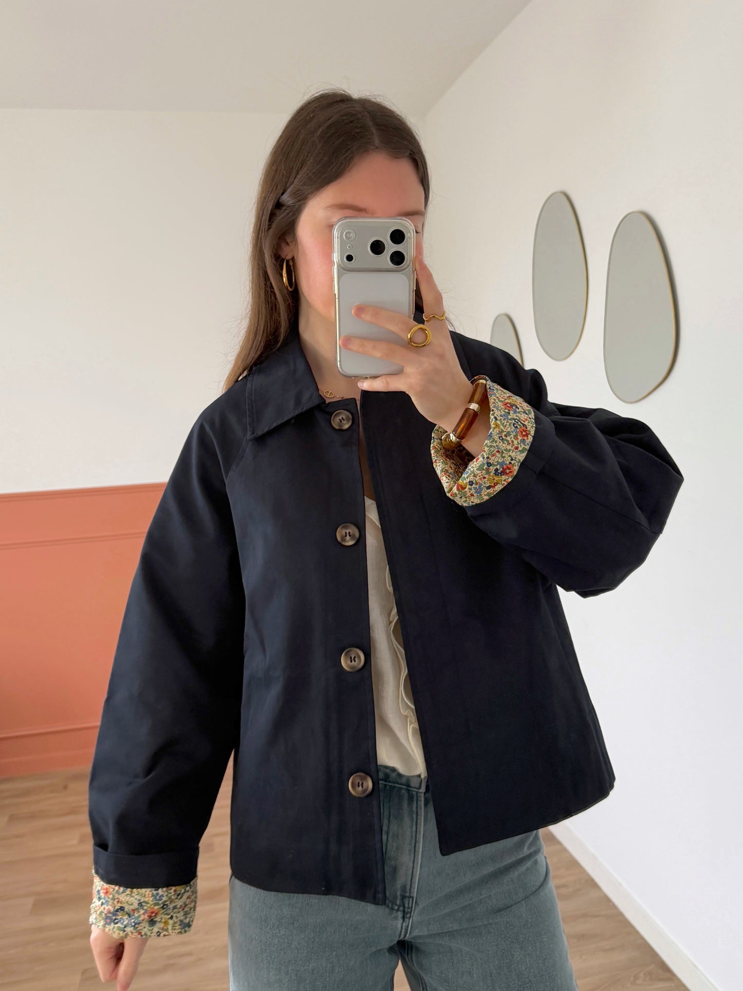Trench liberty LILI bleu marine