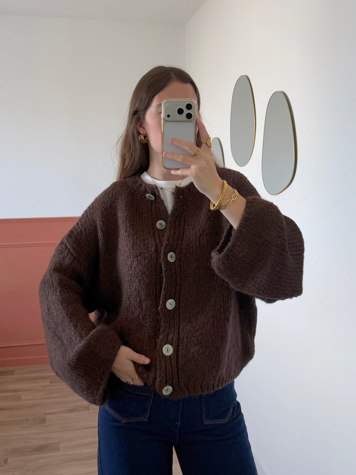 Cardigan EVA chocolat