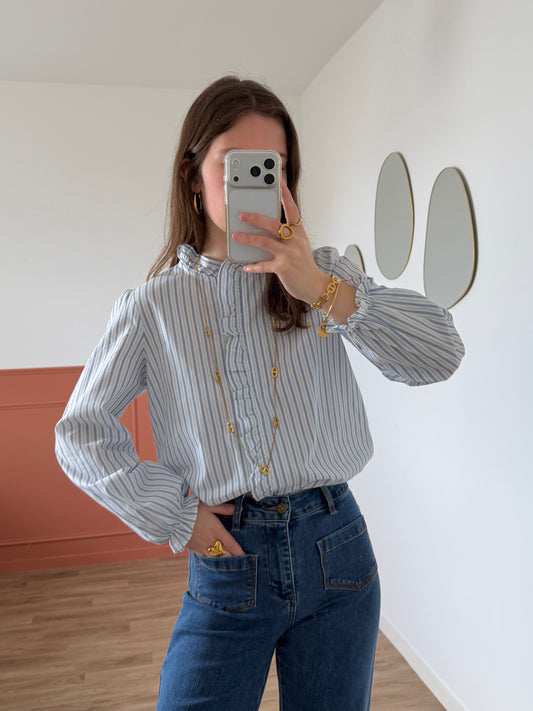 Blouse JODIE bleue