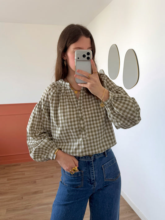 Blouse VANESSA kaki