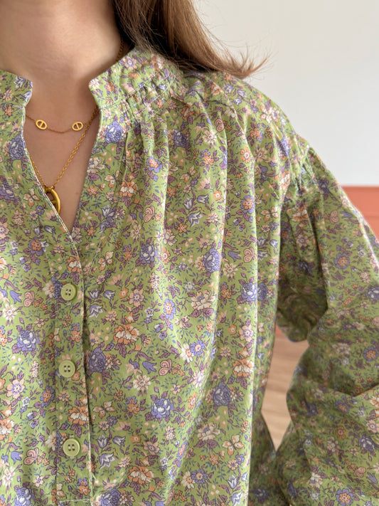 Blouse NOÉMIE verte