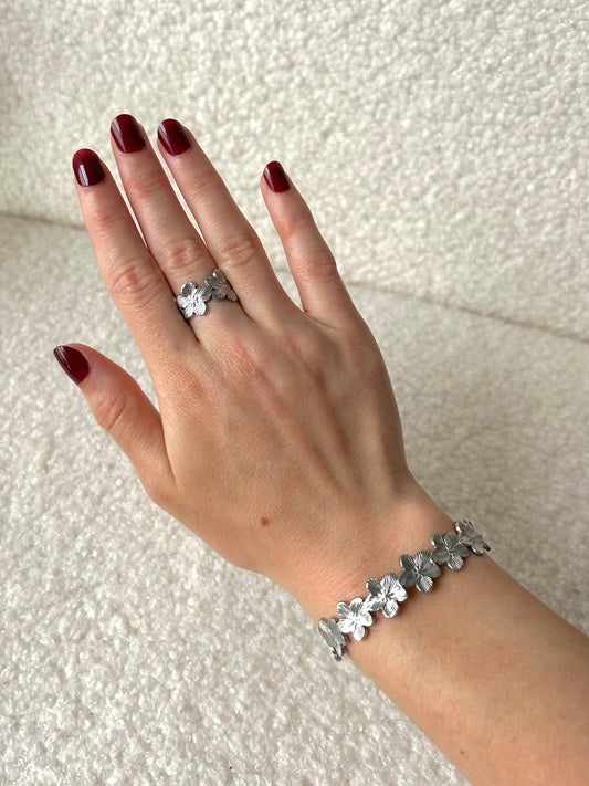 Bague LOUNA argentée