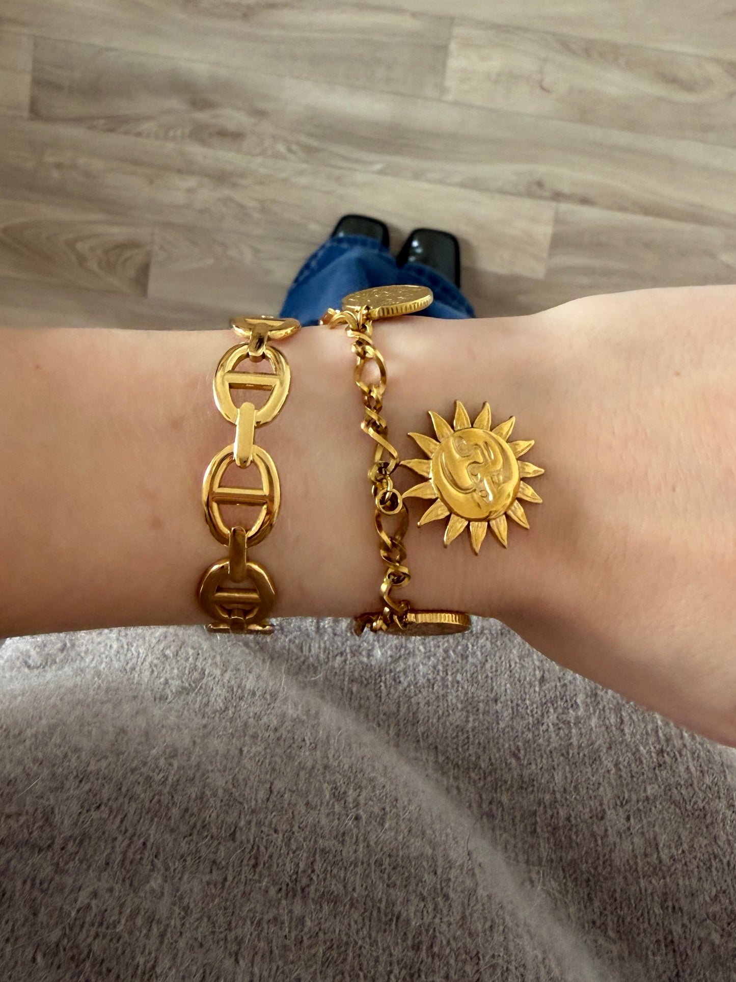 Bracelet breloques SUN