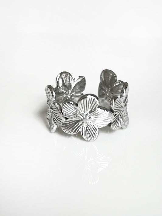 Bague LOUNA argentée