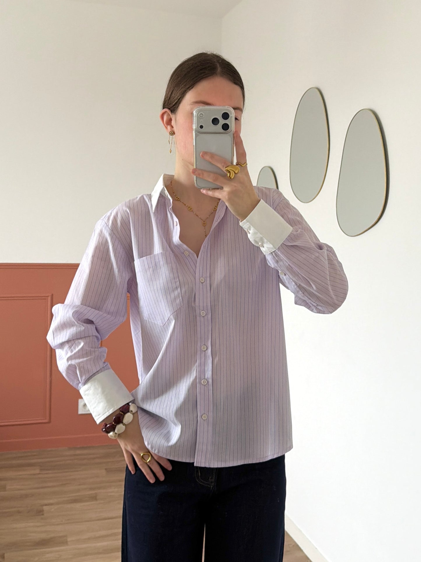 Chemise VALENTINE lilas