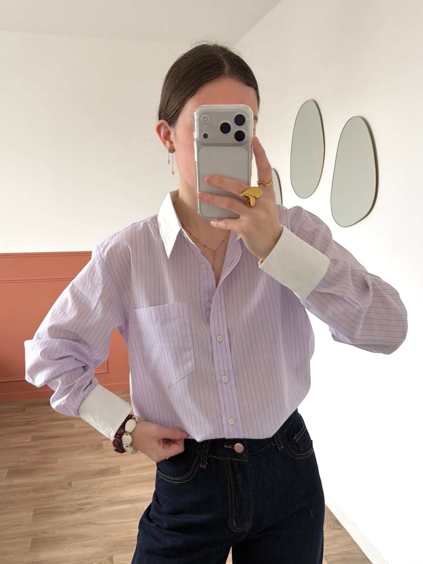 Chemise VALENTINE lilas