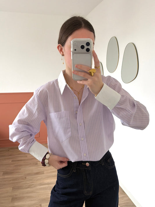 Chemise VALENTINE lilas