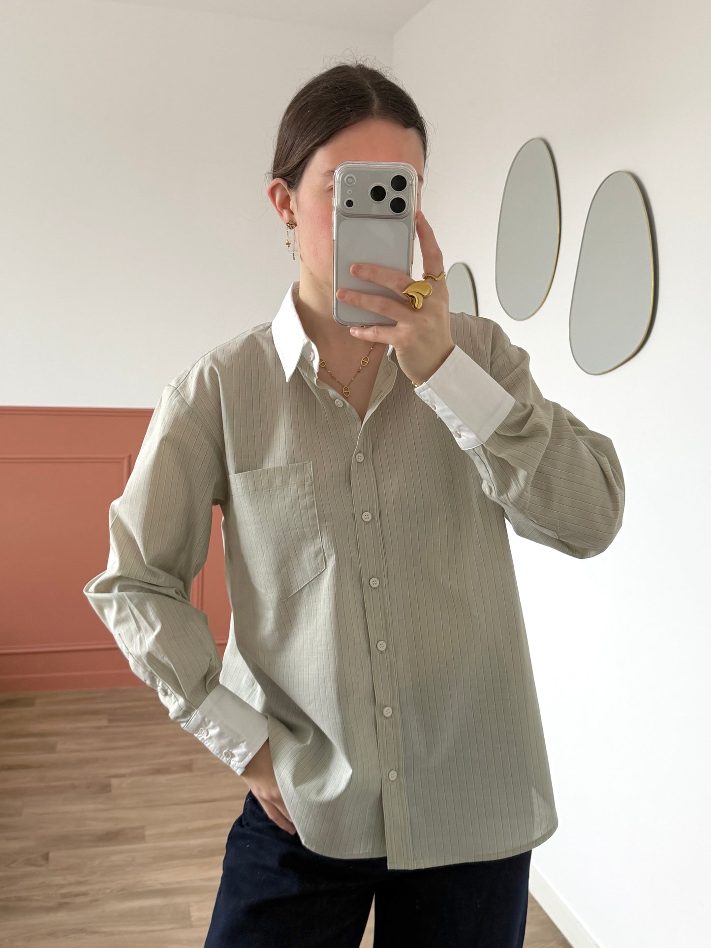 Chemise VALENTINE verte