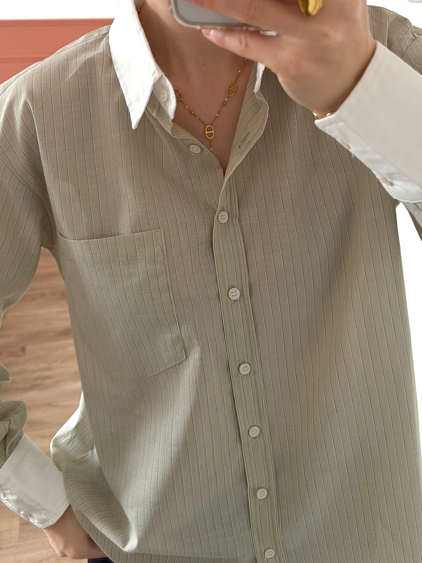 Chemise VALENTINE verte