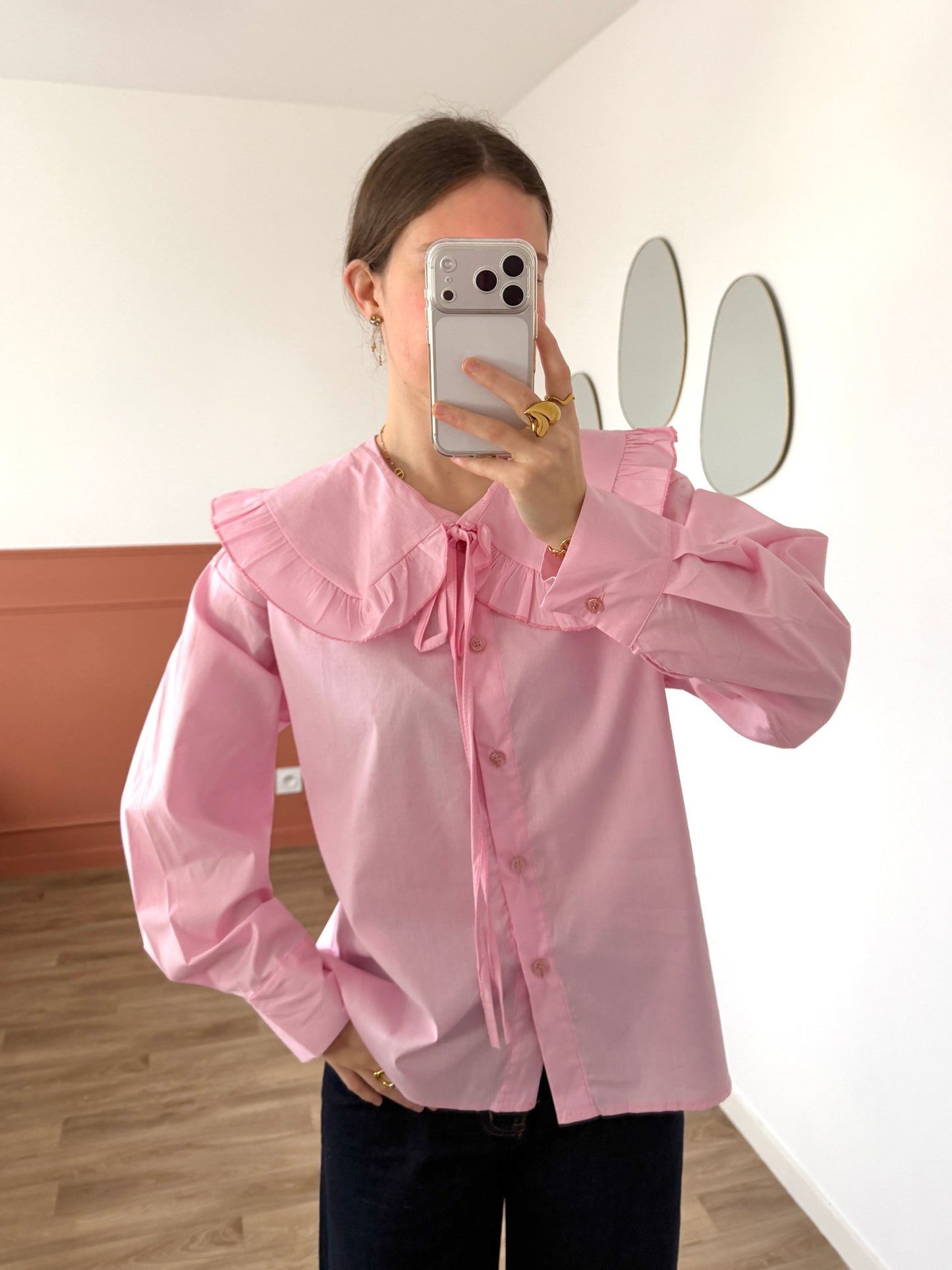 Chemise CLÉA rose