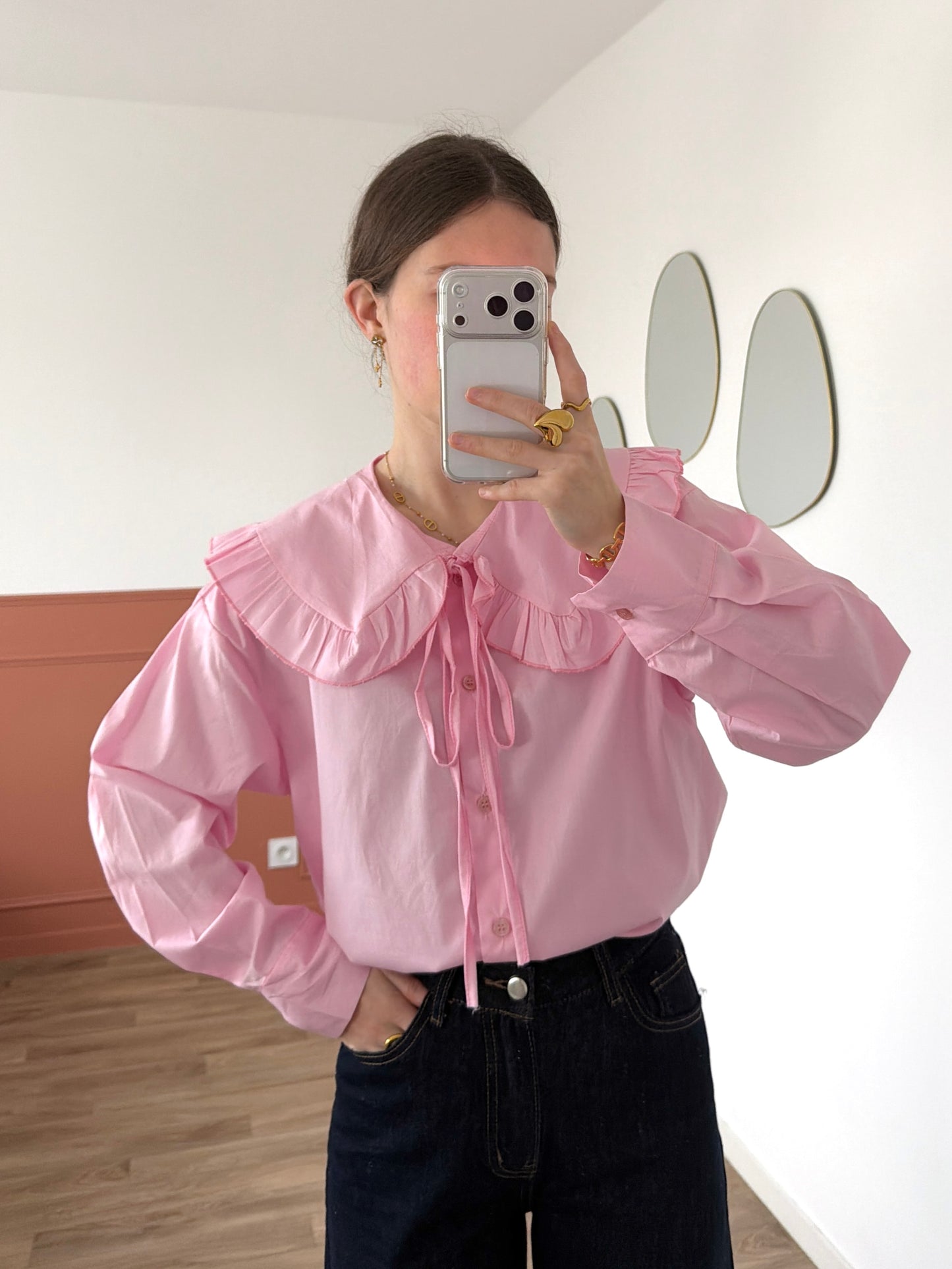 Chemise CLÉA rose