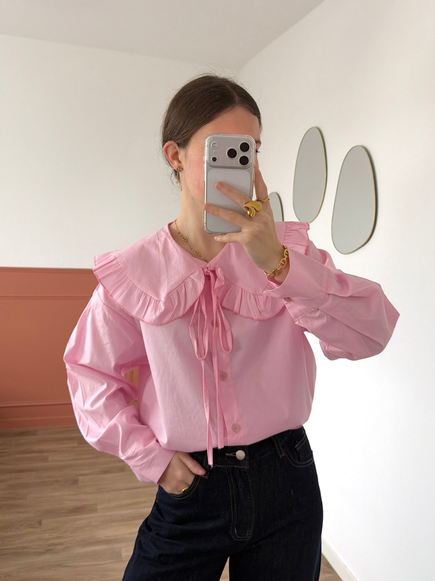 Chemise CLÉA rose