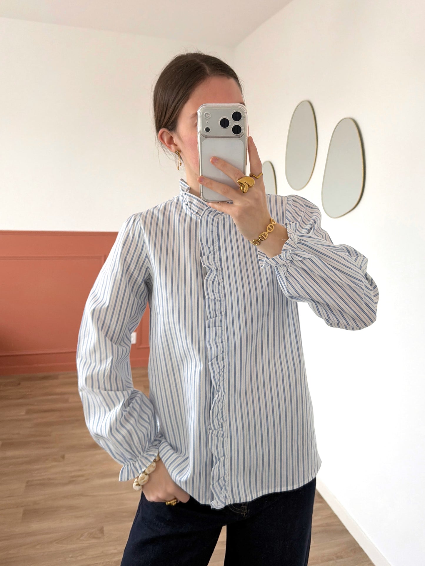 Blouse JODIE bleue