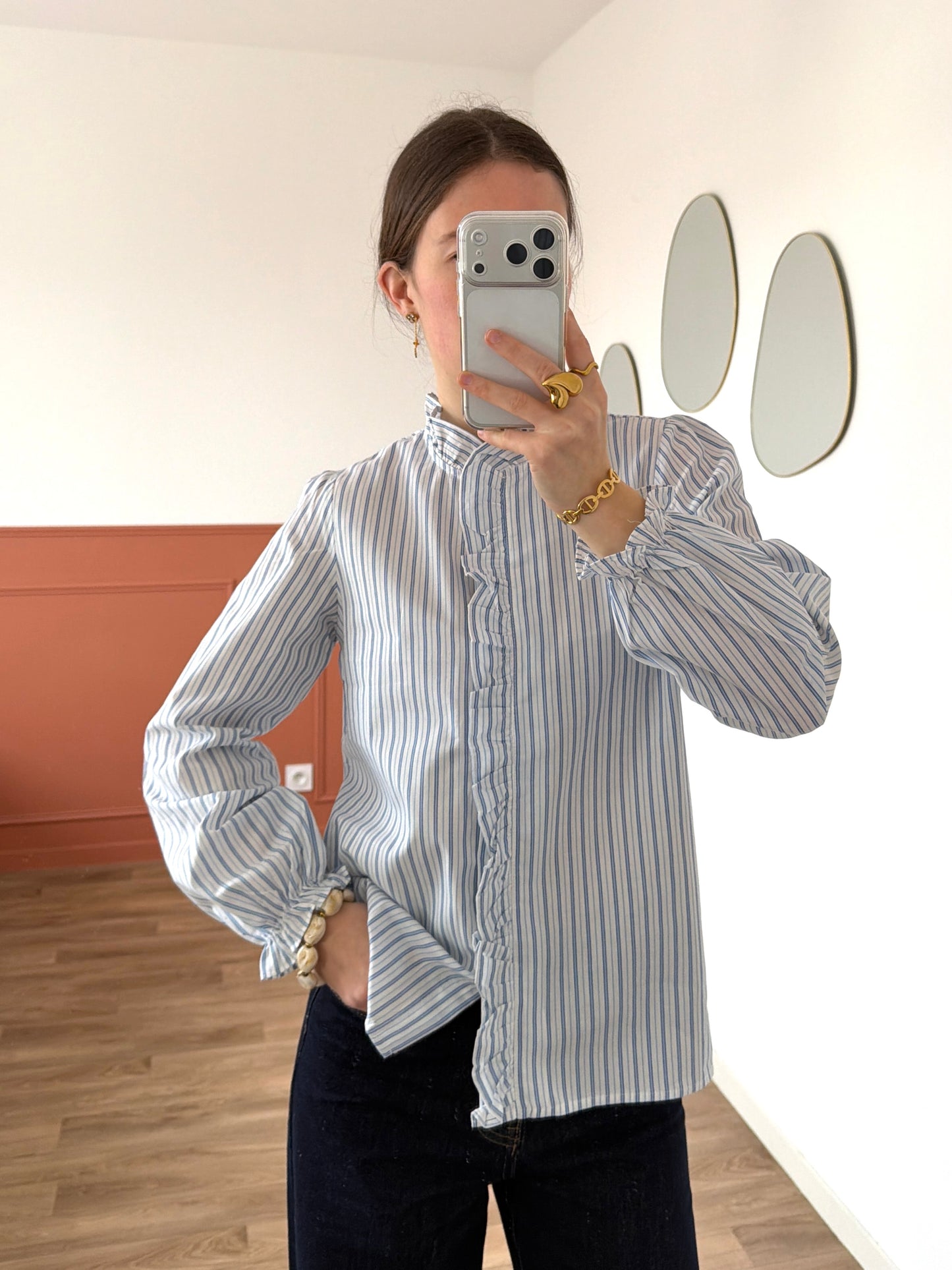 Blouse JODIE bleue