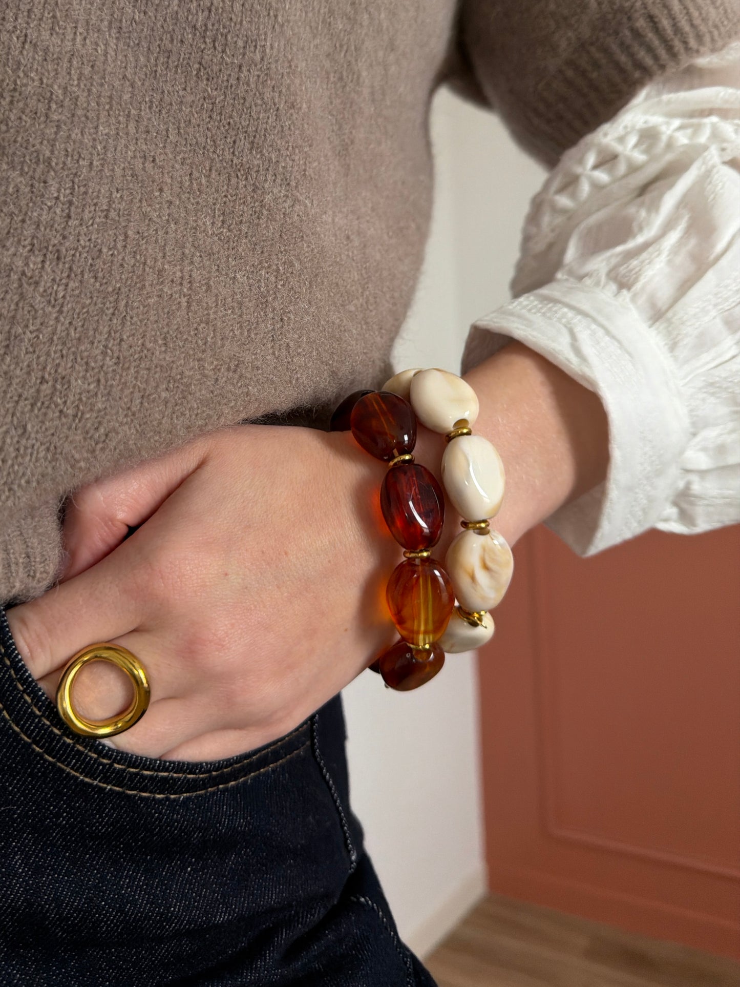 Bracelet TANIA marron