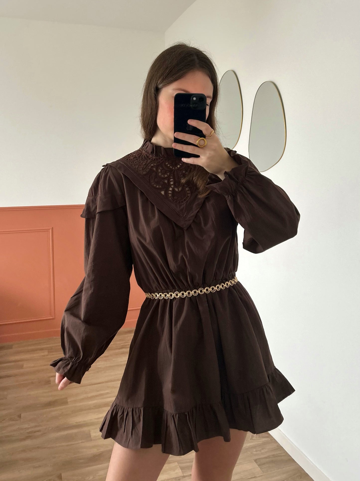 Robe ANAÏS marron
