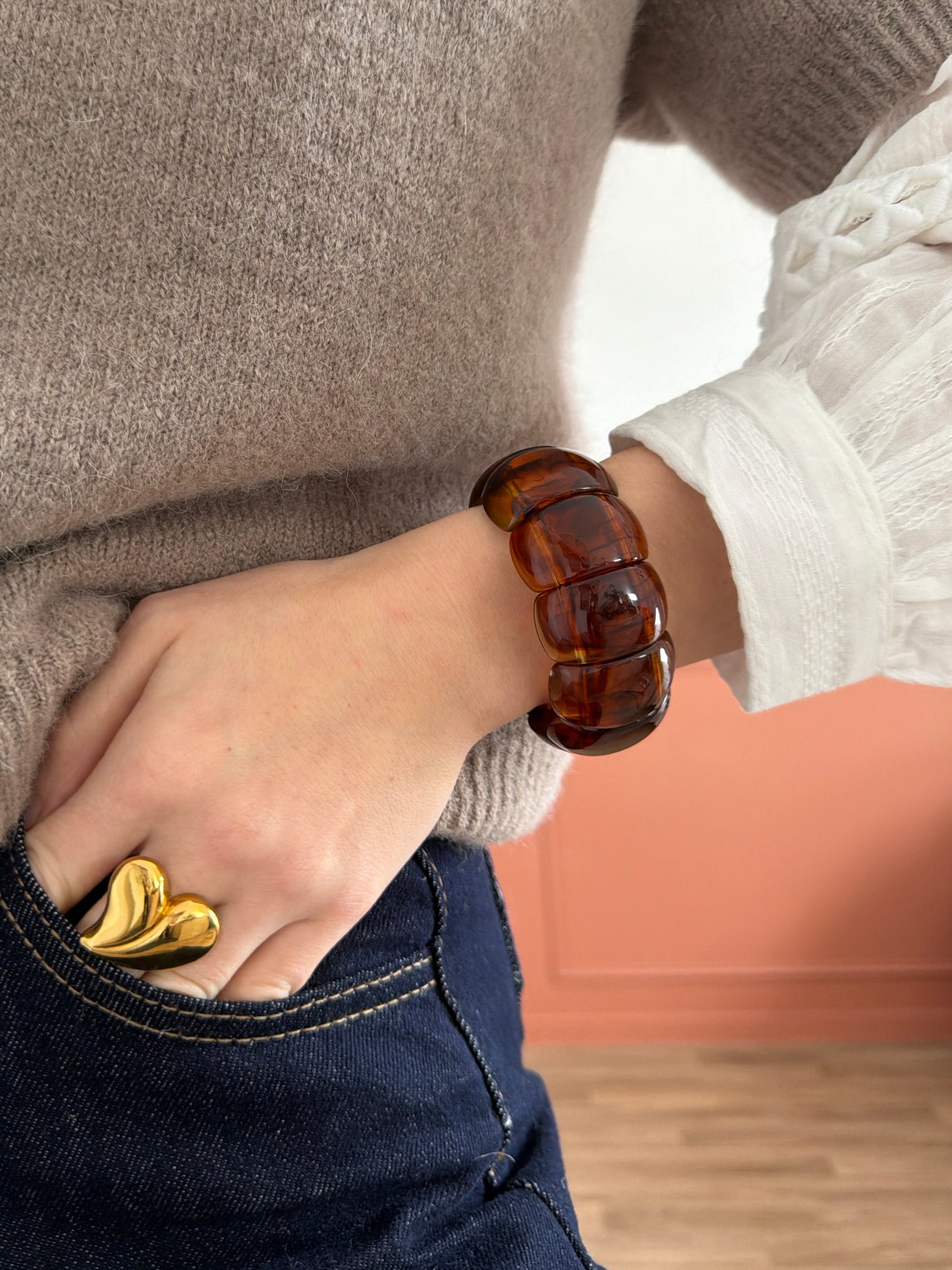Bracelet MONICA marron