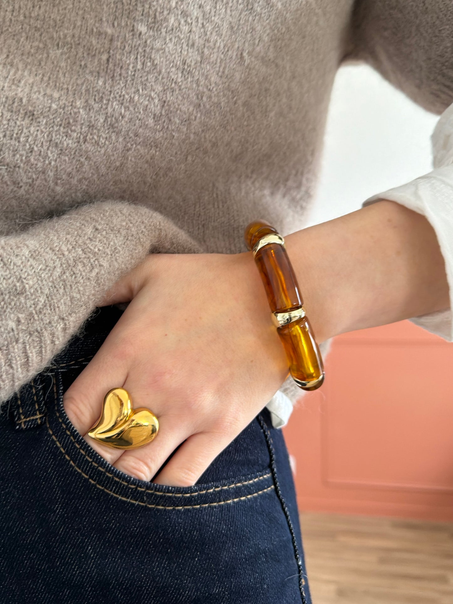 Bracelet LAURINE marron