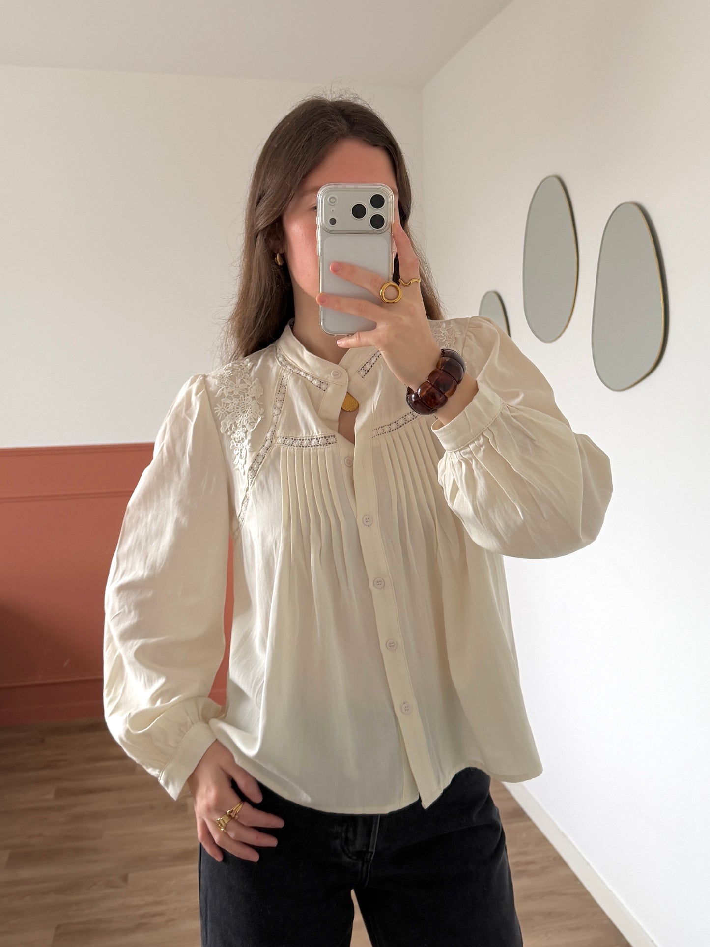Chemisier ZOÉ crème