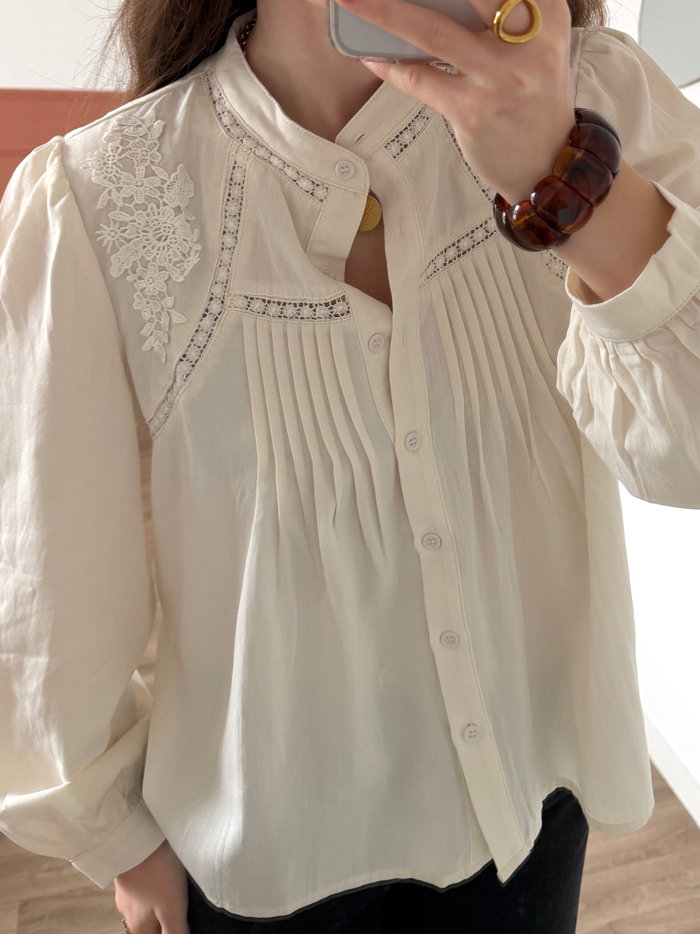 Chemisier ZOÉ crème