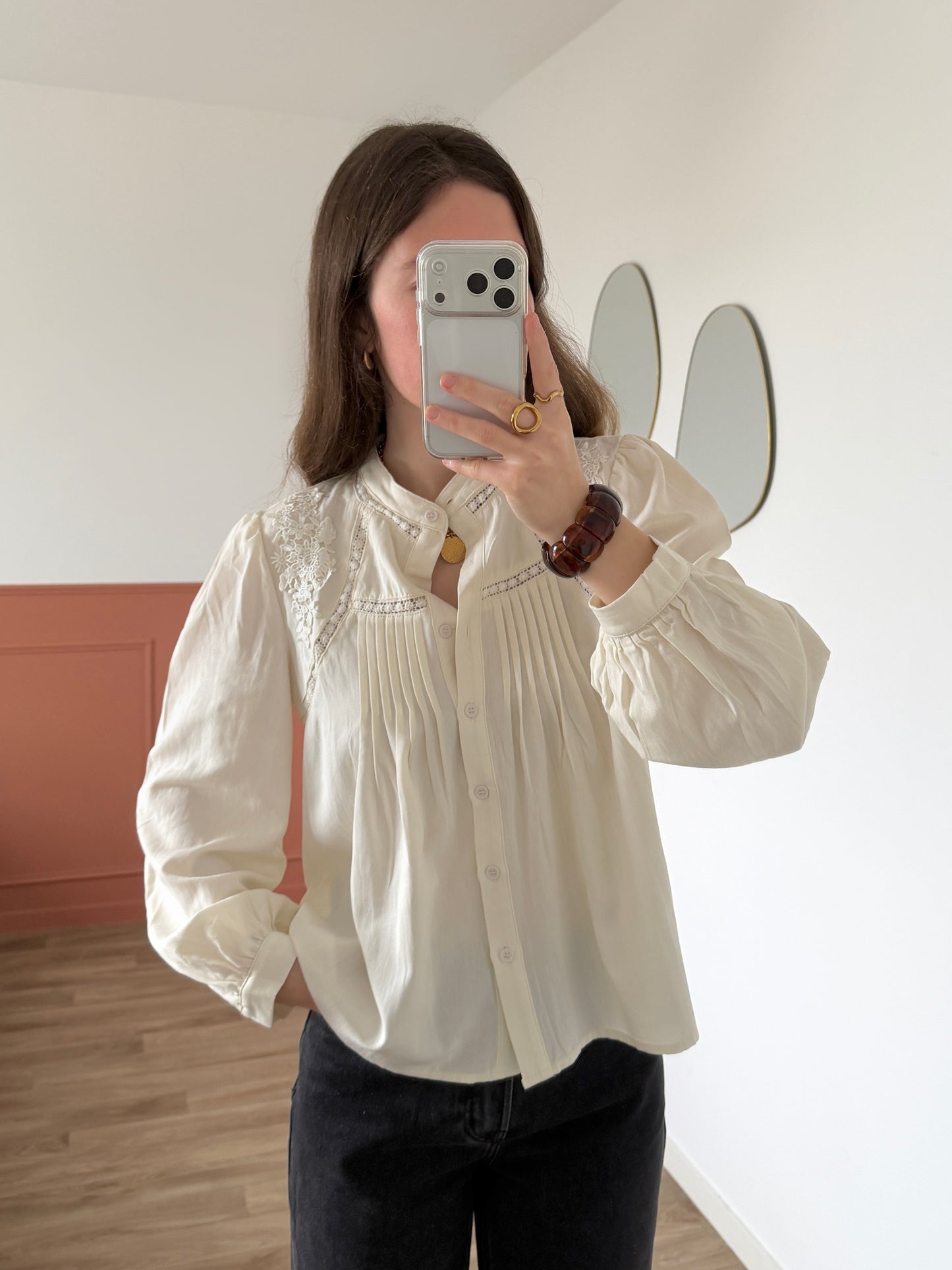 Chemisier ZOÉ crème