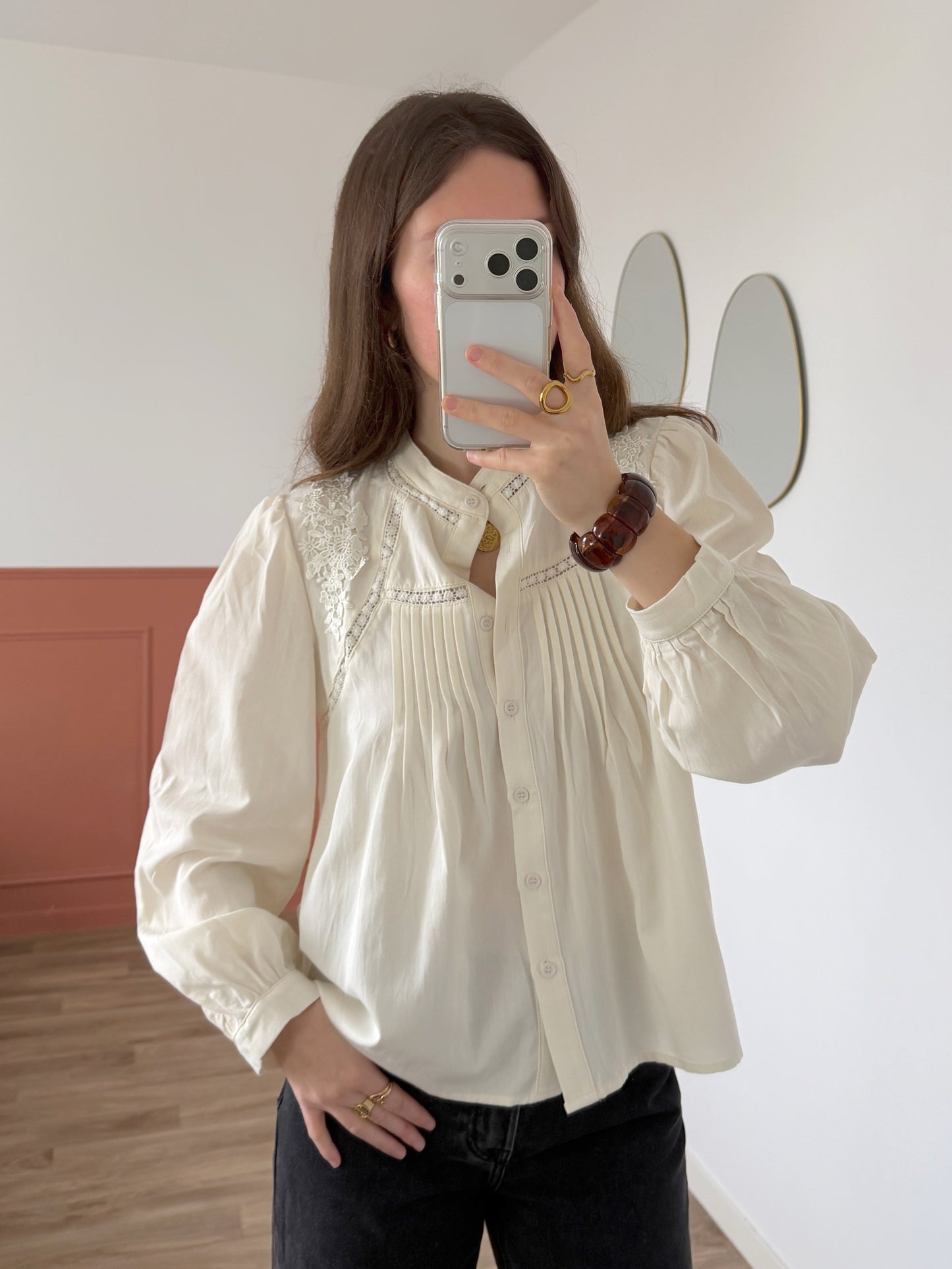 Chemisier ZOÉ crème