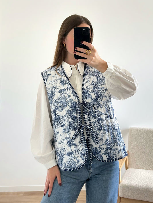 Veste NINON bleue
