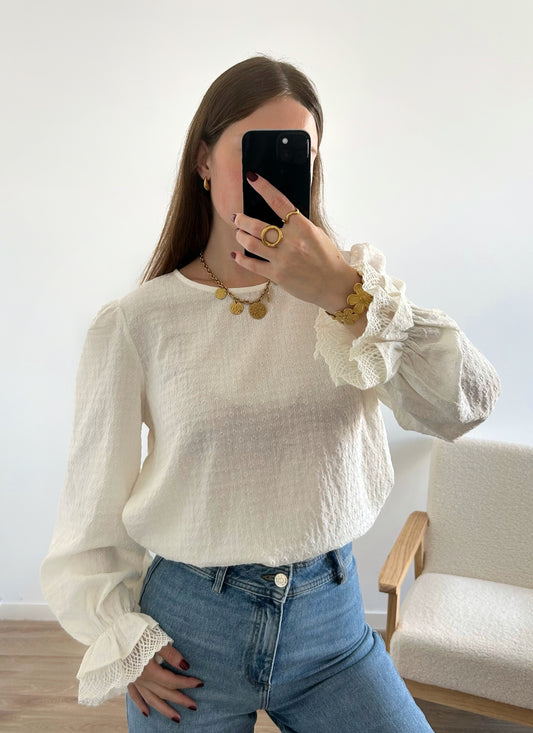 Blouse JUSTINE écrue