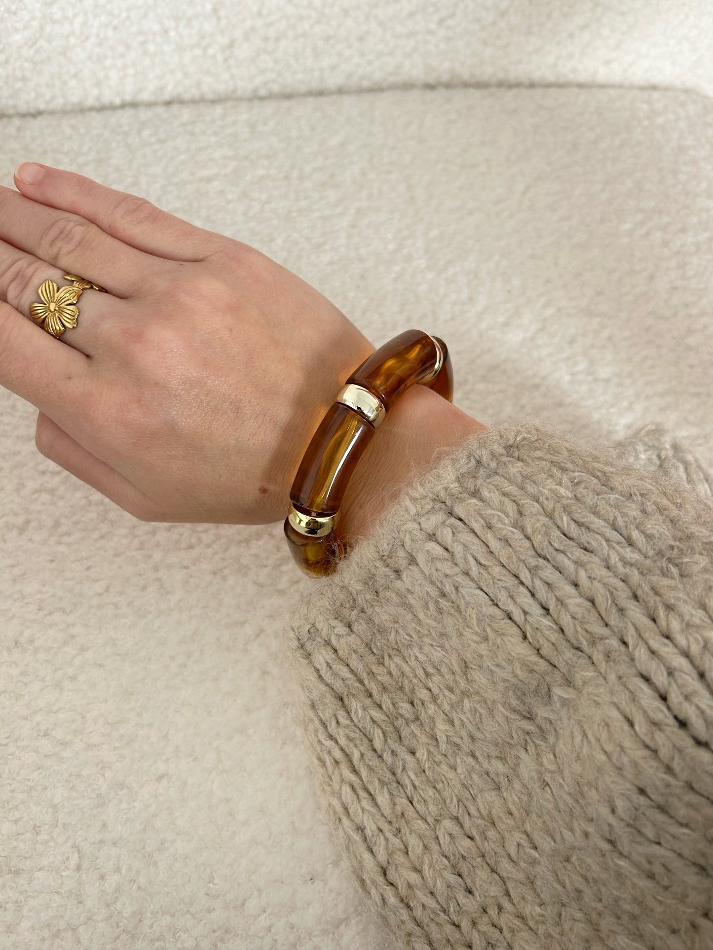 Bracelet LAURINE marron