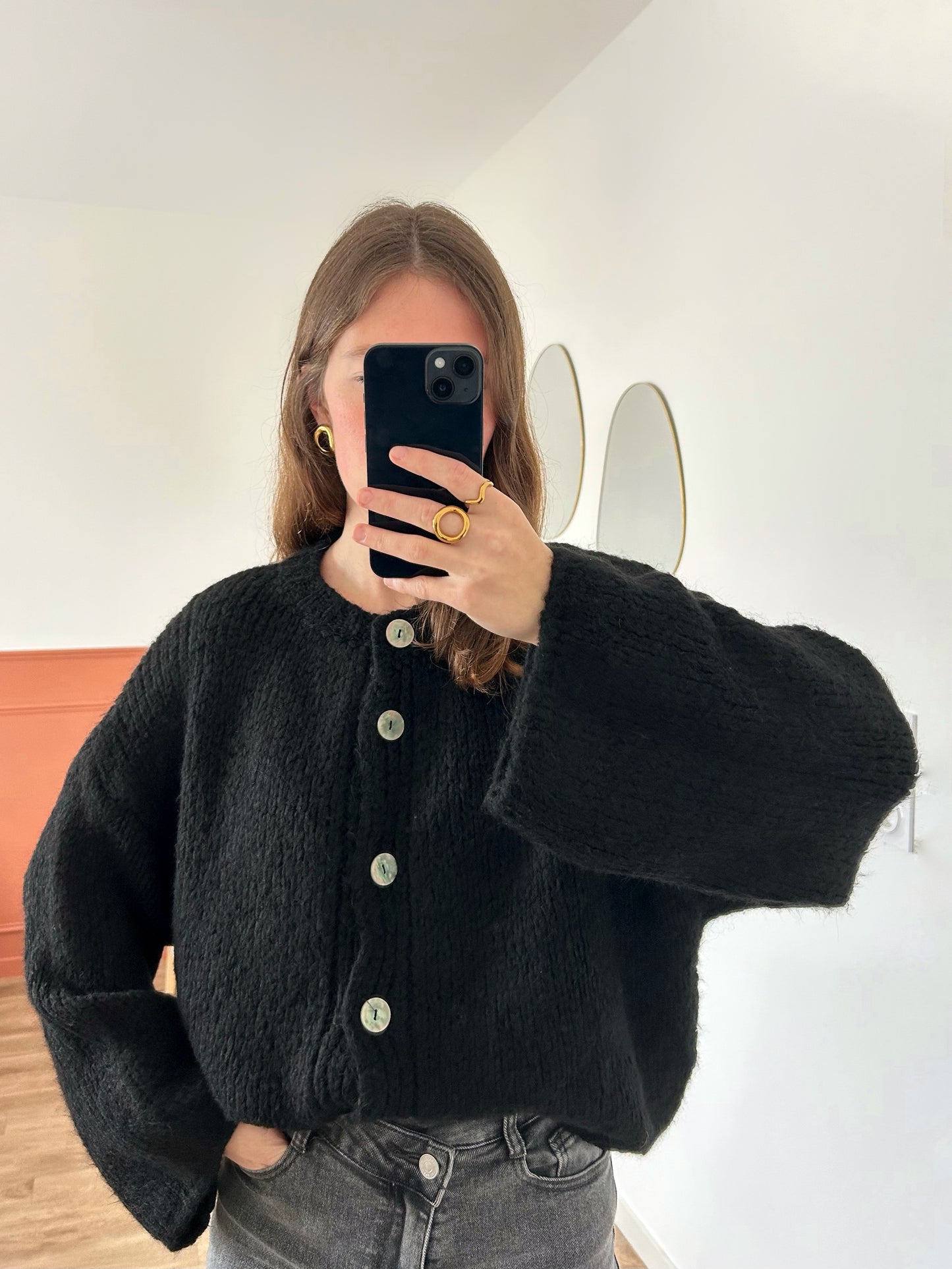 Cardigan EVA noir