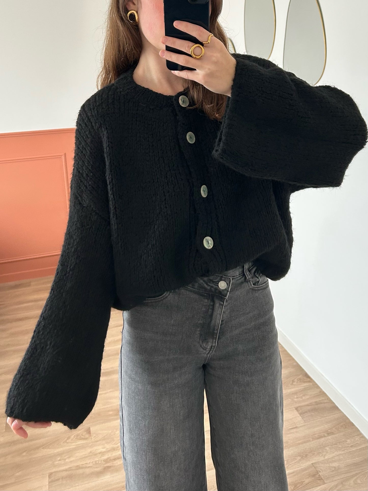 Cardigan EVA noir