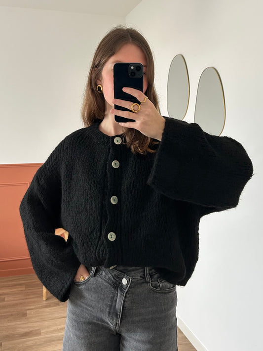 Cardigan EVA noir