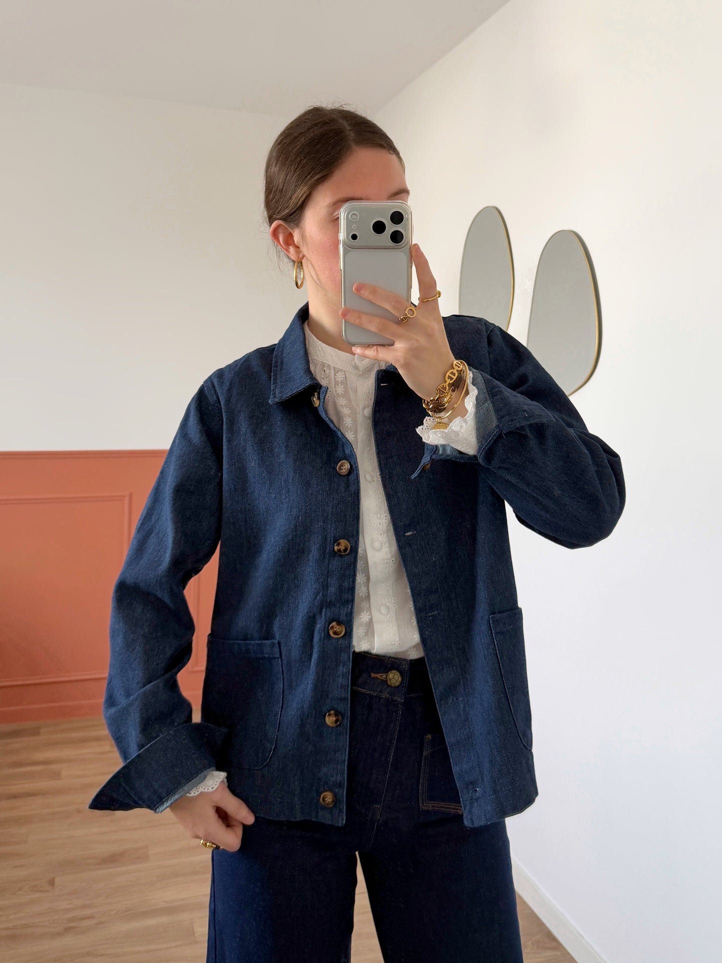 Veste MÉLINE denim brut