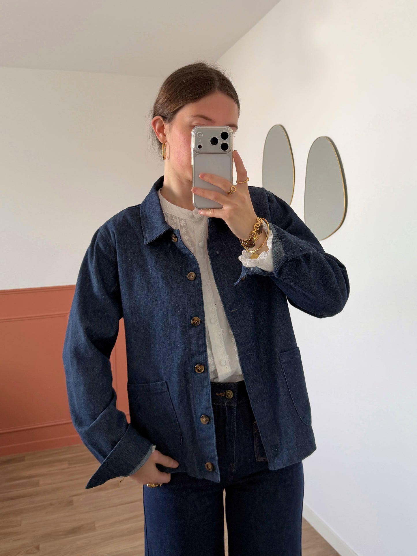 Veste MÉLINE denim brut
