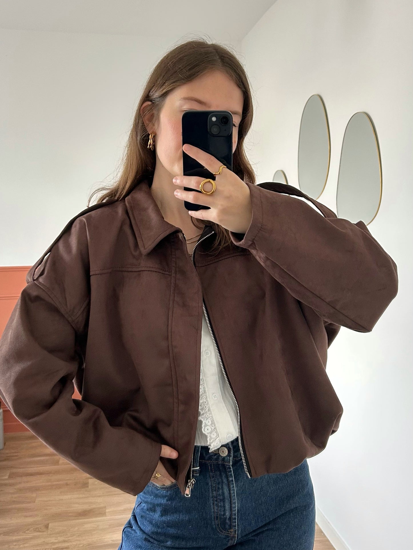 Veste KATELL marron