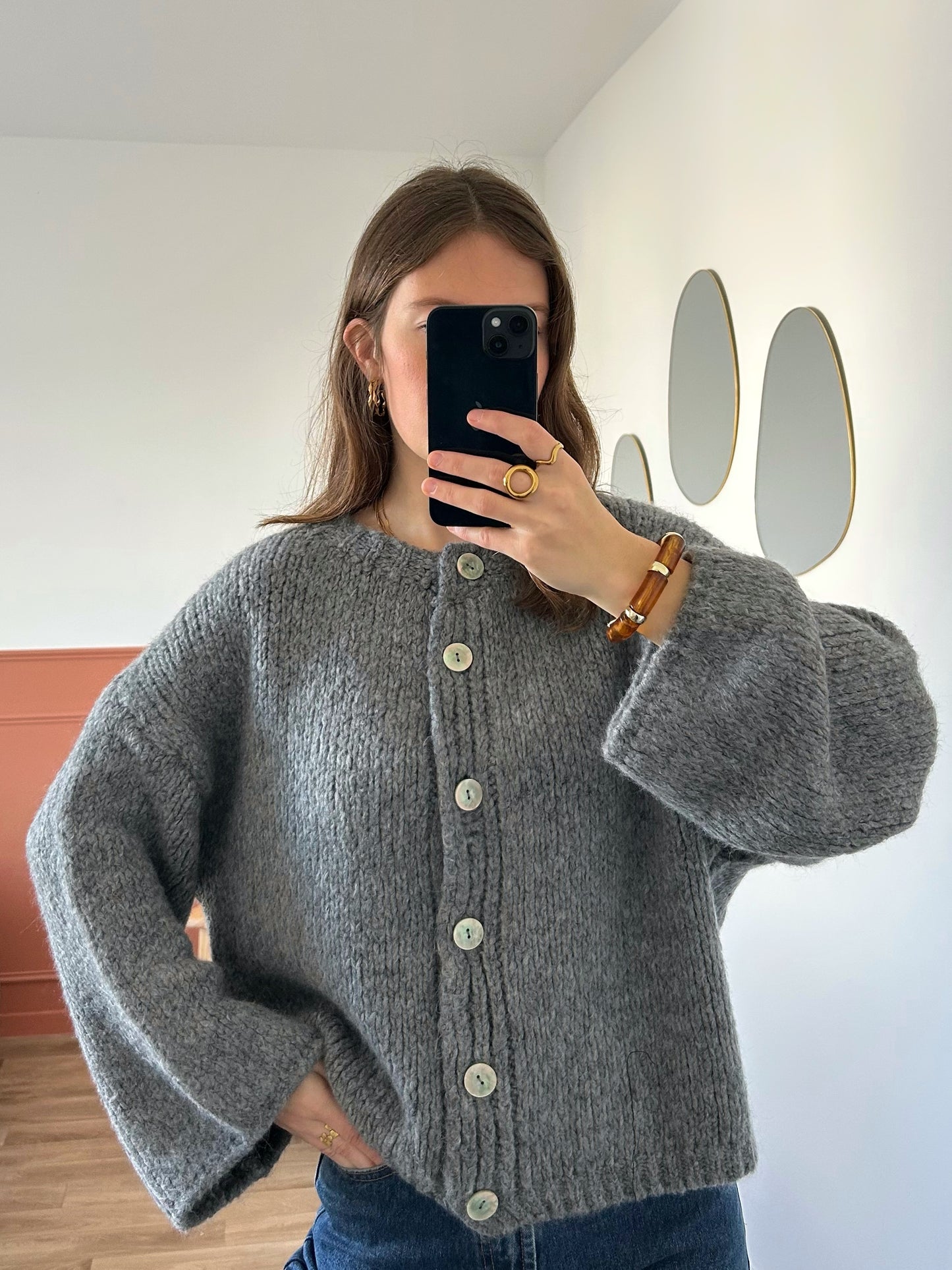 Cardigan EVA gris
