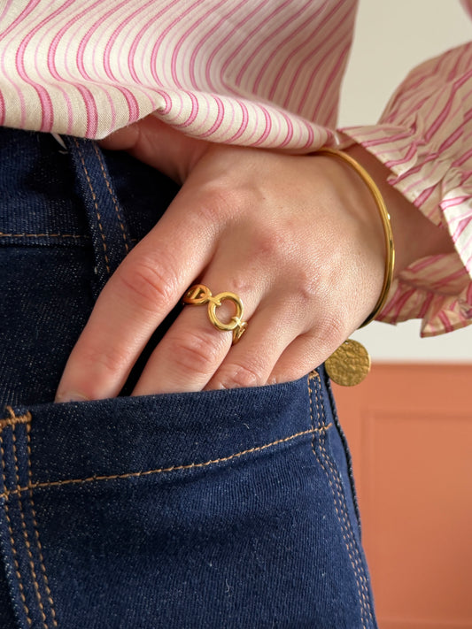 Bague ARIA dorée