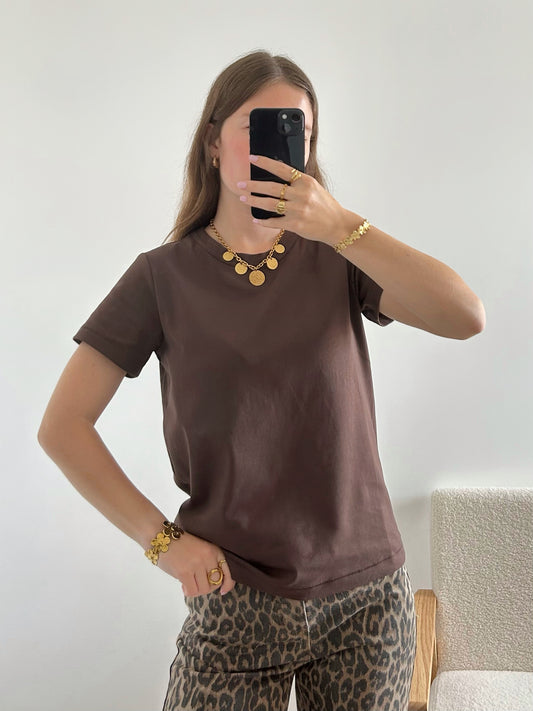 T-shirt MANON chocolat