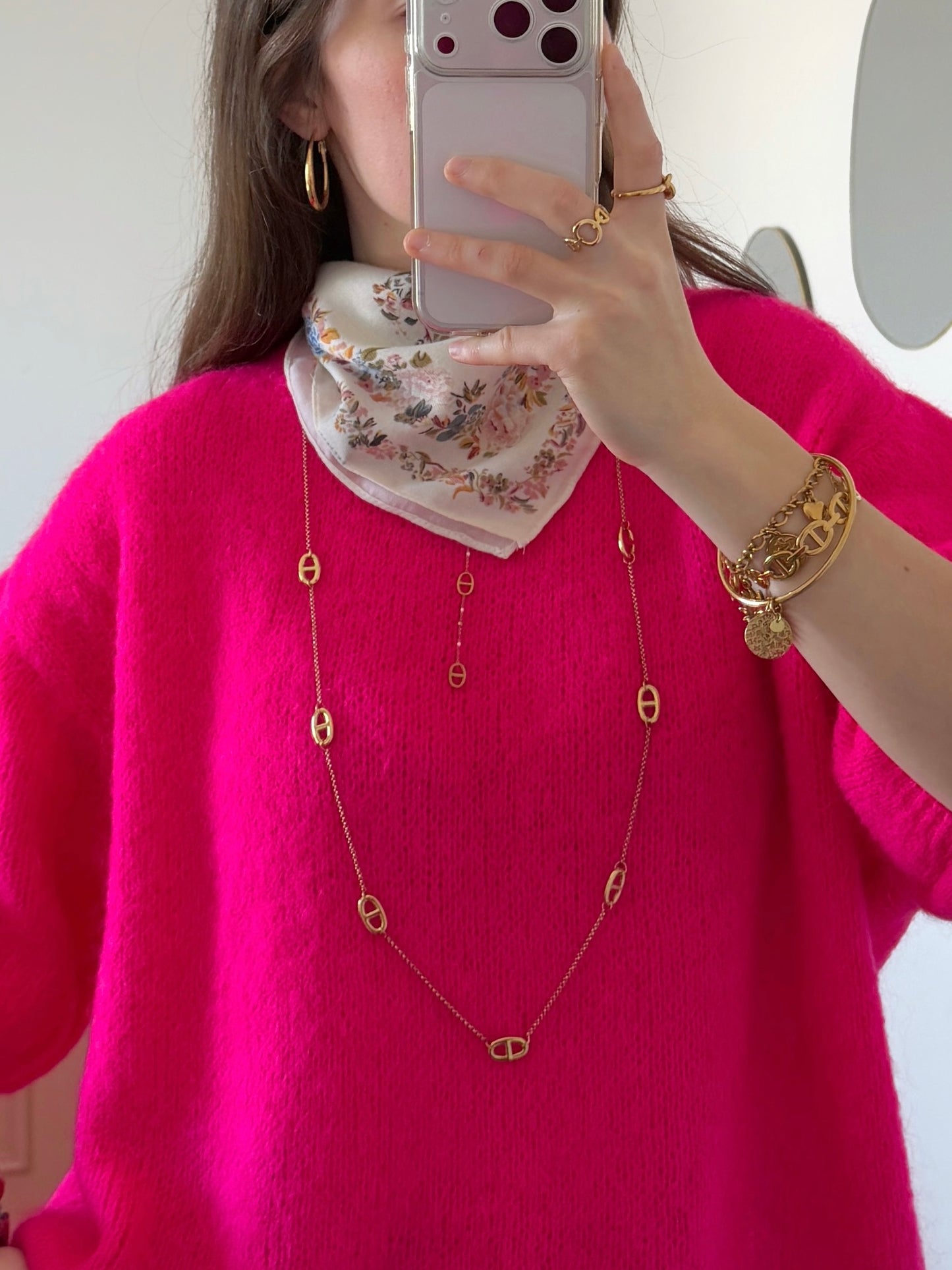 Foulard JULINE rose