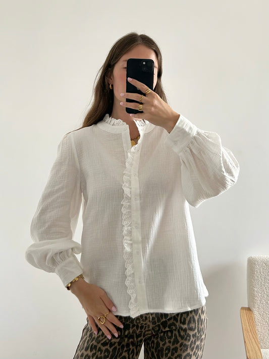 Blouse VENCA blanche