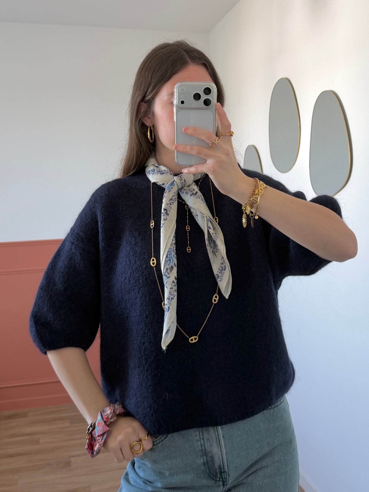 Foulard JULINE bleu