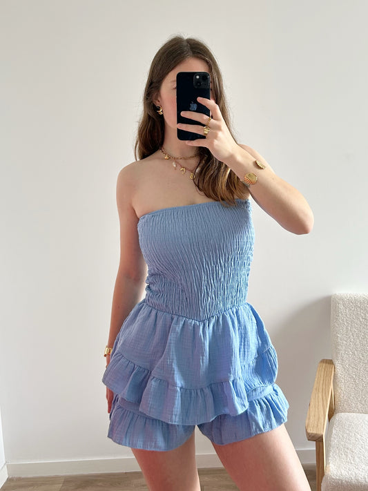 Combishort LAURIE bleu
