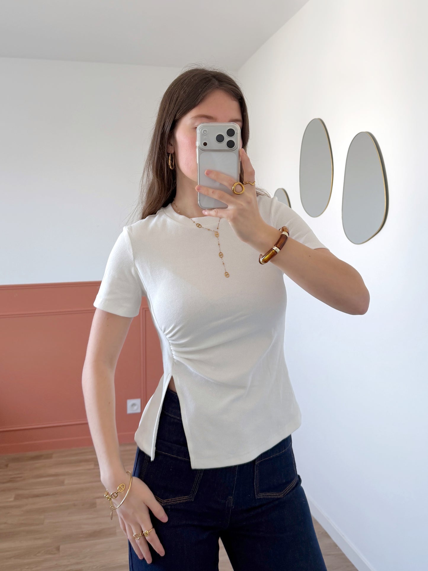 T-shirt LAURA blanc